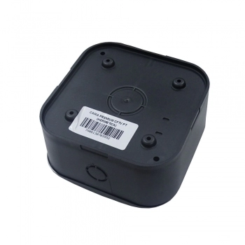 CX SOBREPOR PASSAGEM 110X100X58 CFTV PREMIUM LISA PRETA