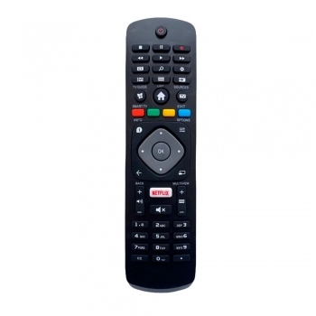 CONTROLE REMOTO PHILIPS SMART C/ NETFLIX LE-7412