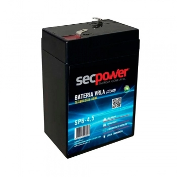 BATERIA SELADA 6V 4.5AH SP6-4,5 (20HR) SECPOWER