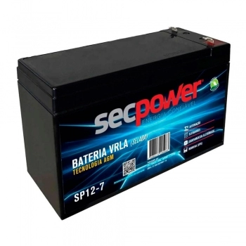 BATERIA SELADA 12V 7AH 12-7ALS SECPOWER