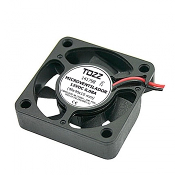 MICROVENTILADOR COOLER VENTOINHA 40x40x10 12VDC