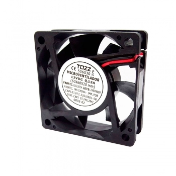 MICROVENTILADOR COOLER VENTOINHA 60x60x20 12VDC
