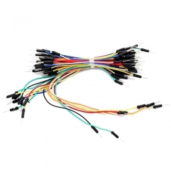 KIT CABOS JUMPER MACHO X MACHO COM 65 PÇS