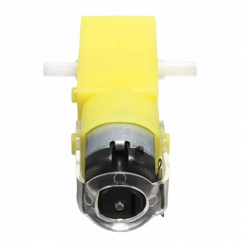 MOTOR DC 3-6V CAIXA DE REDUCAO E EIXO DUPLO