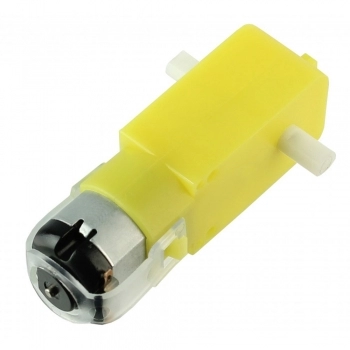 MOTOR DC 3-6V CAIXA DE REDUCAO E EIXO DUPLO