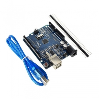 PLACA ARDUINO UNO R3 ATMEGA328P SMD CH340G COM CABO