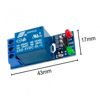 MODULO RELE 5VDC 1 CANAL
