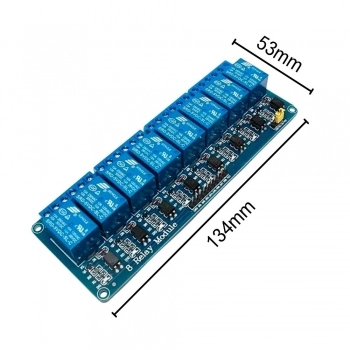 MODULO RELE 5VDC 8 CANAIS