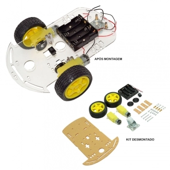 KIT CHASSI ROBO 2WD PARA ARDUINO
