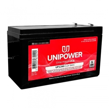BATERIA SELADA 12V 9AH (20H) UP1290 UNIPOWER