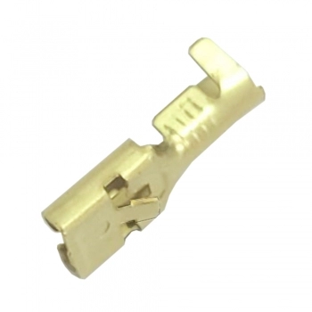 TERMINAL FIO FÊMEA COM TRAVA 4MM2