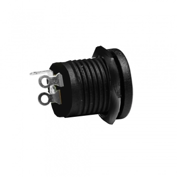 PLUG P4 FEMEA RED FURO 2.1MM X 5,5MM PRETO