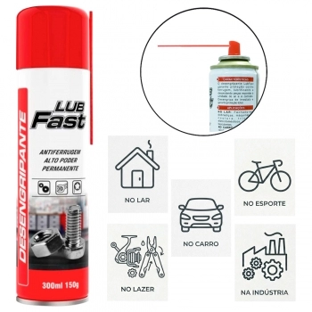 SPRAY AEROSSOL ÓLEO DESENGRIPANTE 300ML