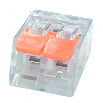 CONECTOR EMENDA DERIVACÃO TRANSPARENTE 2 VIAS 0,14-4MM