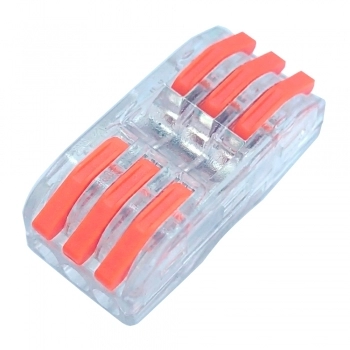 CONECTOR EMENDA DERIVAÇÃO PARALELO CRISTAL 3 VIAS 0,08-4MM PL-3C