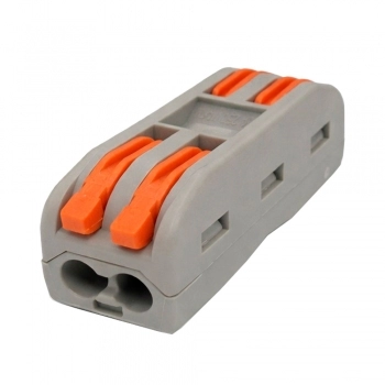 CONECTOR EMENDA RAPIDO PARALELO 2 VIAS 0,08-4MM PCT-2-2