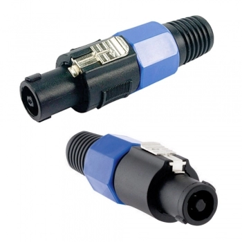 CONECTOR SPEAK-ON MACHO TIPO NEUTRIK 8 VIAS AZUL TOZZ