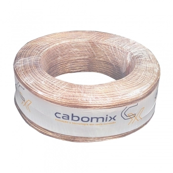 FIO PARALELO CRISTAL POLARIZADO 2X22 (0.30MM) ALCU/CCA ROLO 100 METROS