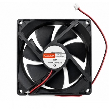 MICROVENTILADOR 24VDC (80X80X25 MM) COM PLUG