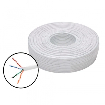 CABO 4 PARES 24AWG 0,51MM PVC CMX CFTV ANATEL ROLO COM 100 METROS
