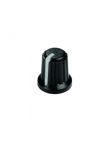 KNOB ROTATIVO PARA EIXO ESTRIADO CINZA 14.9X16.65MM