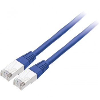 CABO PATCH CORD PARA REDE E INTERNET COM 2 METROS BLINDADO AZUL