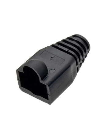 CAPA PARA CONECTOR RJ45 CAT5 E CAT-6 PRETO