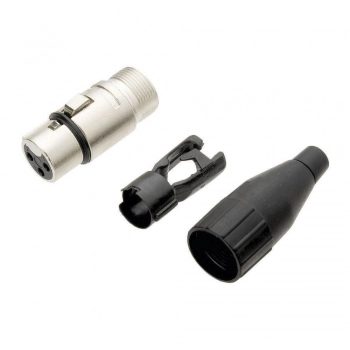 CONECTOR CANNON FEMEA PROFISSIONAL XLR