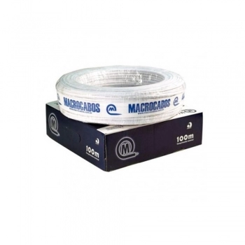 FIO COAXIAL RG-59 - 67% DE MALHA ROLO COM 100 METROS