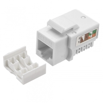 CONECTOR KEYSTONE RJ45 CAT-5E BRANCO