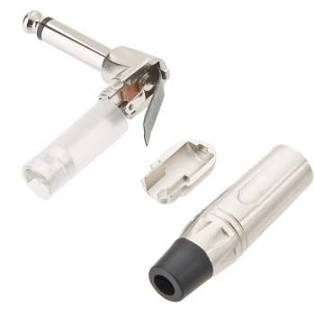 PLUG P10 MONO PROFISSIONAL 90º GRAUS METAL FIO 5MM TZPG11