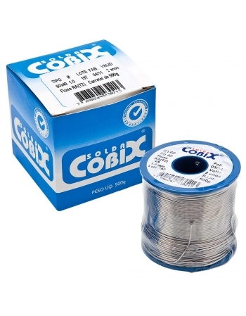 SOLDA FINA COBIX ESTANHO 60x40 ROLO 500GRS