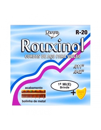 JOGO DE CORDAS R20 PARA VIOLÃO COM BOLINHA - ROUXINOL