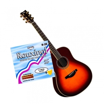 JOGO DE CORDAS R20 PARA VIOLÃO COM BOLINHA - ROUXINOL