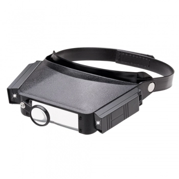 LUPA DE CABEÇA PROFISSIONAL COM AUMENTO AJUSTÁVEL E ILUMINAÇÃO TZLP2