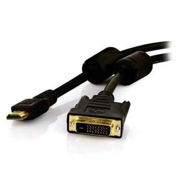 CABO HDMI + DVI MACHO COM FILTRO 1,5 METROS