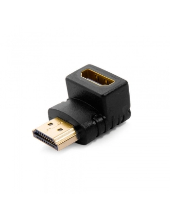 CONECTOR ADAPTADOR HDMI 90º FEMEA + HDMI MACHO