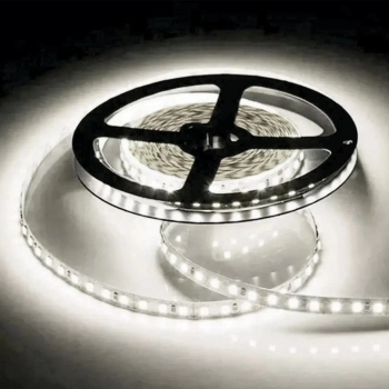 FITA LED BRANCO FRIO 5050 COM SILICONE 5 METROS
