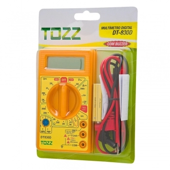 MULTÍMETRO DIGITAL DT830D COM BUZZER
