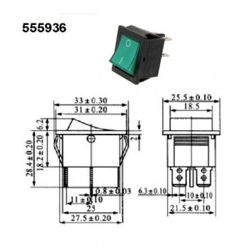 CHAVE GANGORRA 4 POLOS KCD4-201N NEON VERDE