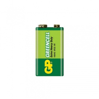 BATERIA 9V GREENCEL ZINCO CARVÃO BLISTER