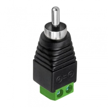 CONECTOR RCA MACHO COM BORNE