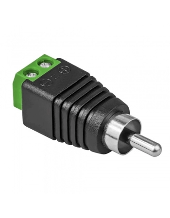 CONECTOR RCA MACHO COM BORNE