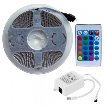FITA LED RGB IP65 3528 5M + CONTROLADOR