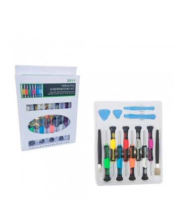 KIT DE CHAVES P/ SMARTPHONES 16 PÇS 2811B-1