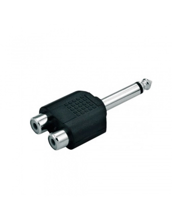 PLUG ADAPTADOR 2 JACK RCA + P10 MONO