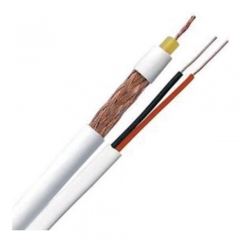 FIO TRANÇADO P/ CFTV 4MM + 2X26 FLEXÍVEL 80% COBRE