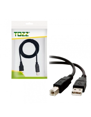 CABO USB A MACHO + USB B MACHO 10M 2.0