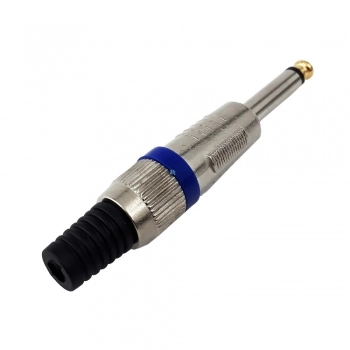 PLUG P10 MONO PROFISSIONAL PONTA GOLD AZUL TZPG13
