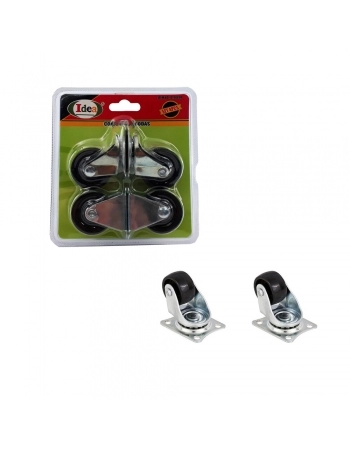 CONJUNTO DE RODAS 1.5\" 4 PÇS ID-9469R